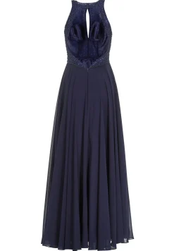 Abendkleid mit Stickerei und Cut-Out Detail