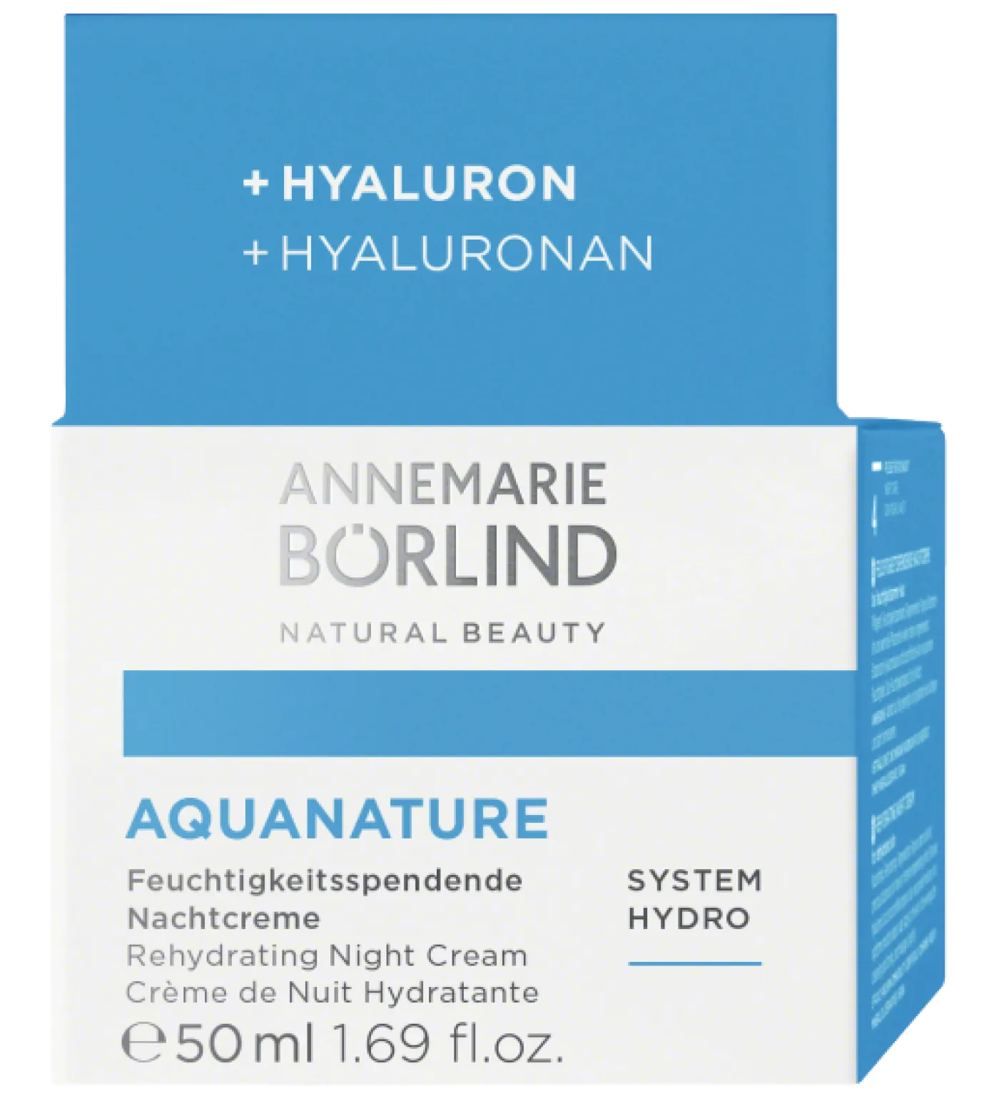 AQUANATURE Feuchtigkeitsspendende Nachtcreme