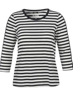 3/4-Arm Ringelshirt Black & White