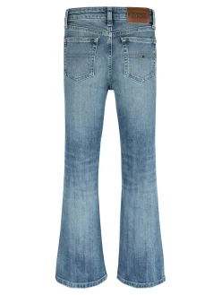 Ausgestellte Bootcut-Jeans mit Vintage-Wash