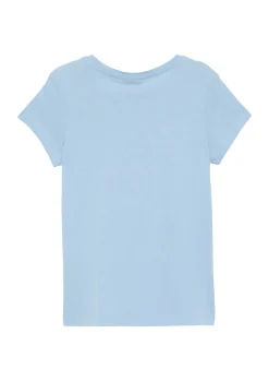 Ausgestelltes T-Shirt aus Baumwolle mit kleinem Print