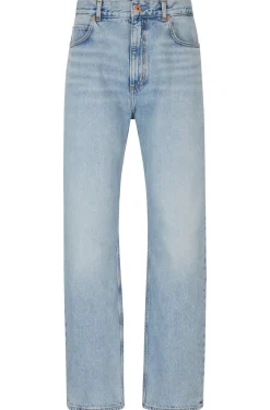 Baggy-Fit Jeans aus schwerem Baumwoll-Denim
