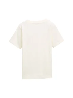 Basic T-Shirt mit Stickerei