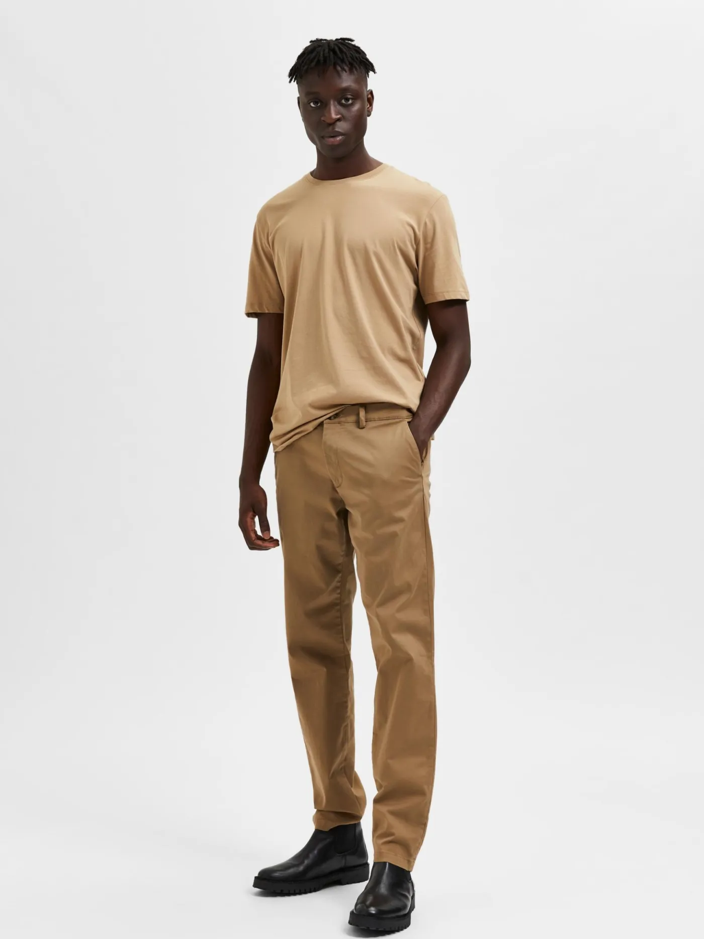 Baumwoll-Chinos
