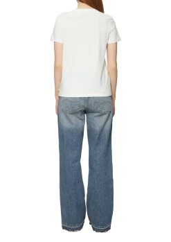Baumwollshirt mit Frontprint
