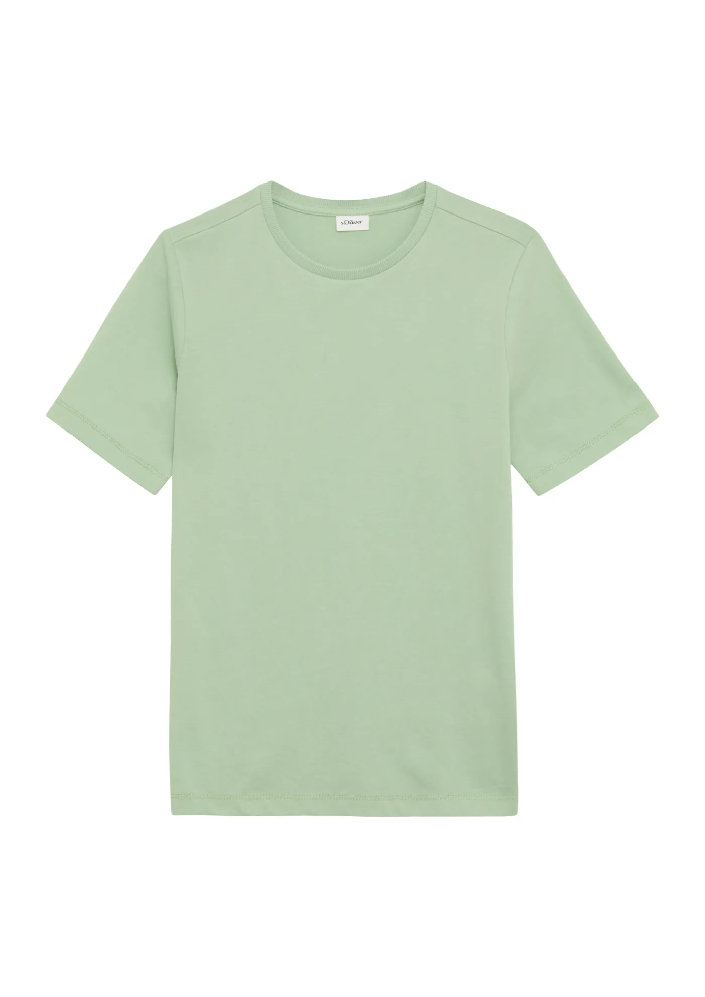 Baumwoll-T-Shirt mit Rückenprint