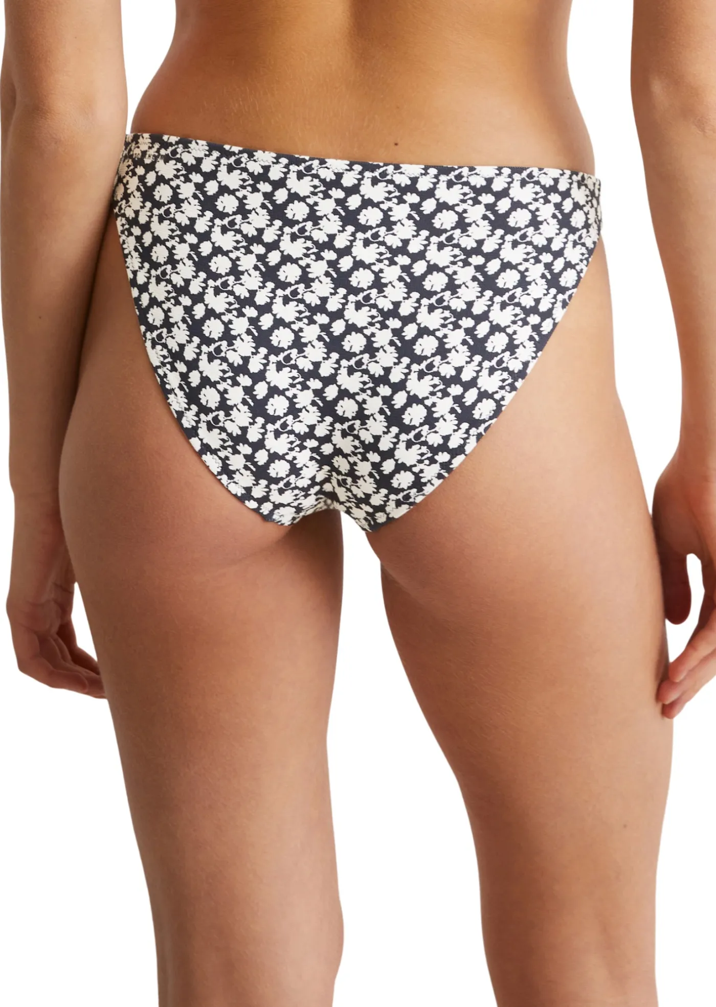 Bikini-Slip mit floralem Print