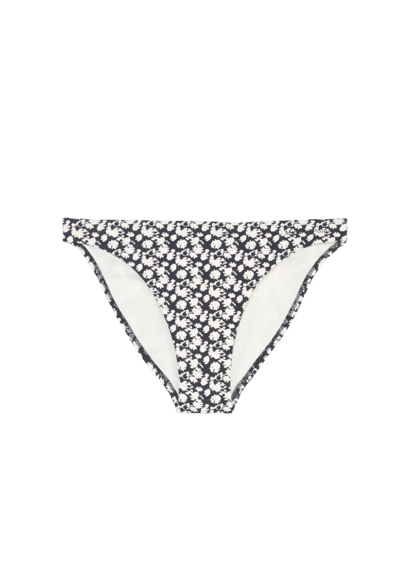 Bikini-Slip mit floralem Print