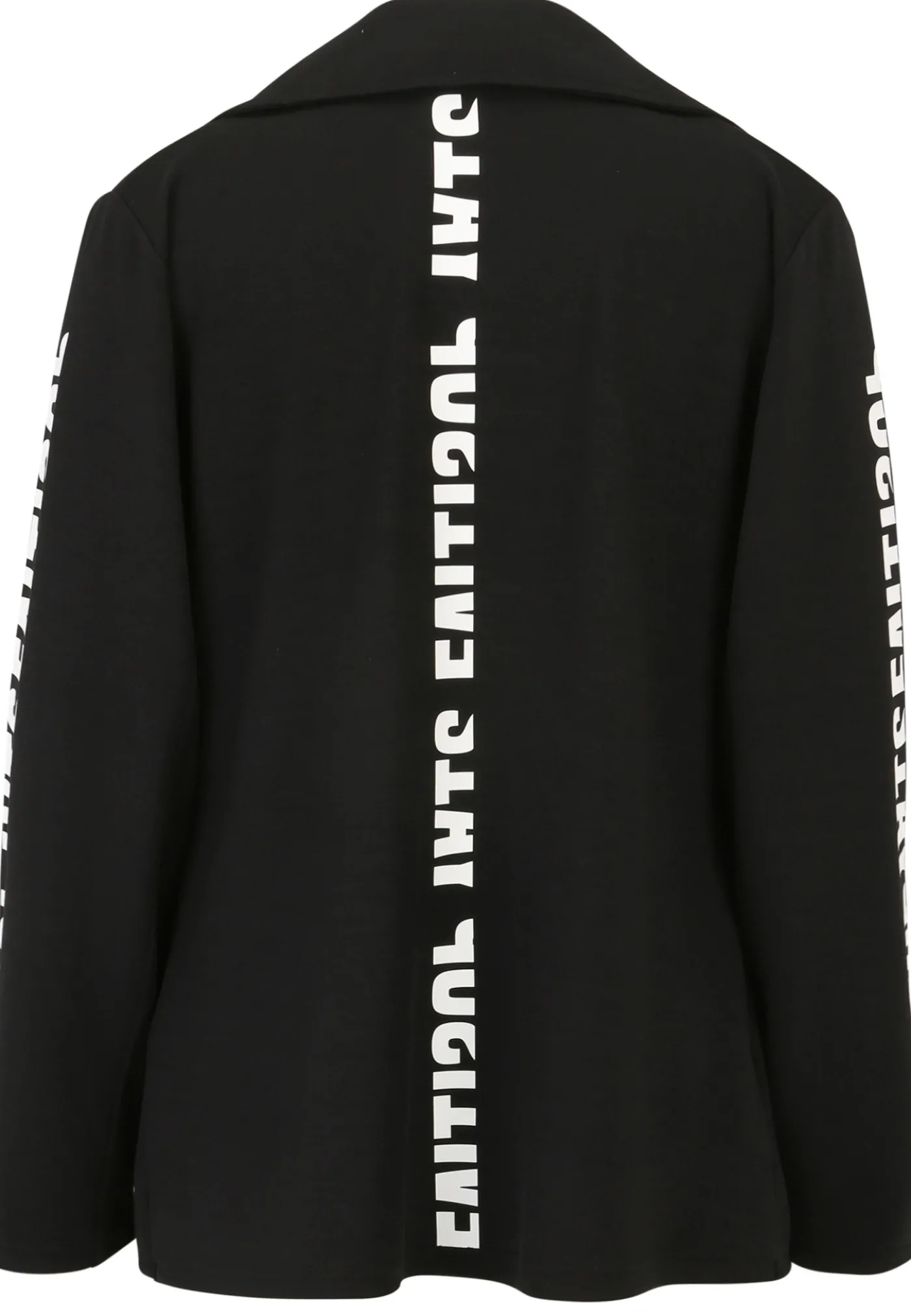 Blazer aus Sweatware mit Motiven