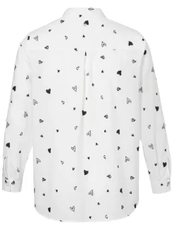Bluse Hemdkragen