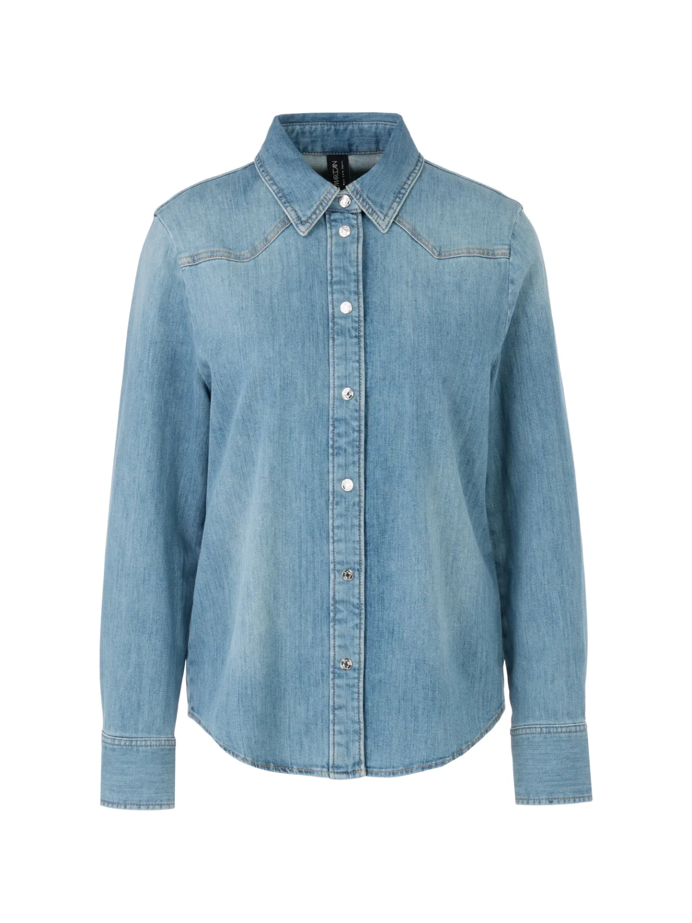 Bluse in Used Denim Rethink Together