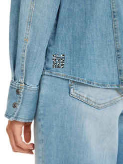 Bluse in Used Denim Rethink Together