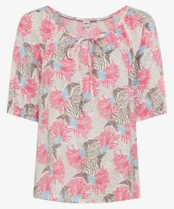 Bluse mit All Over Print