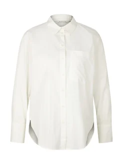 Bluse mit aufgesetzter Brusttasche