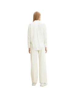 Bluse mit aufgesetzter Brusttasche