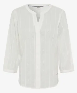 Bluse mit Glitzergarn