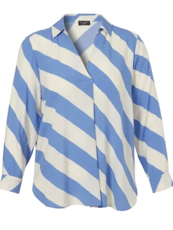 Bluse mit Hemdkragen