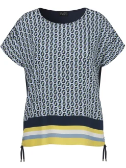 Bluse mit Rundhals