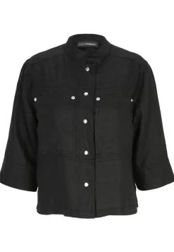 Bluse mit Stehkragen