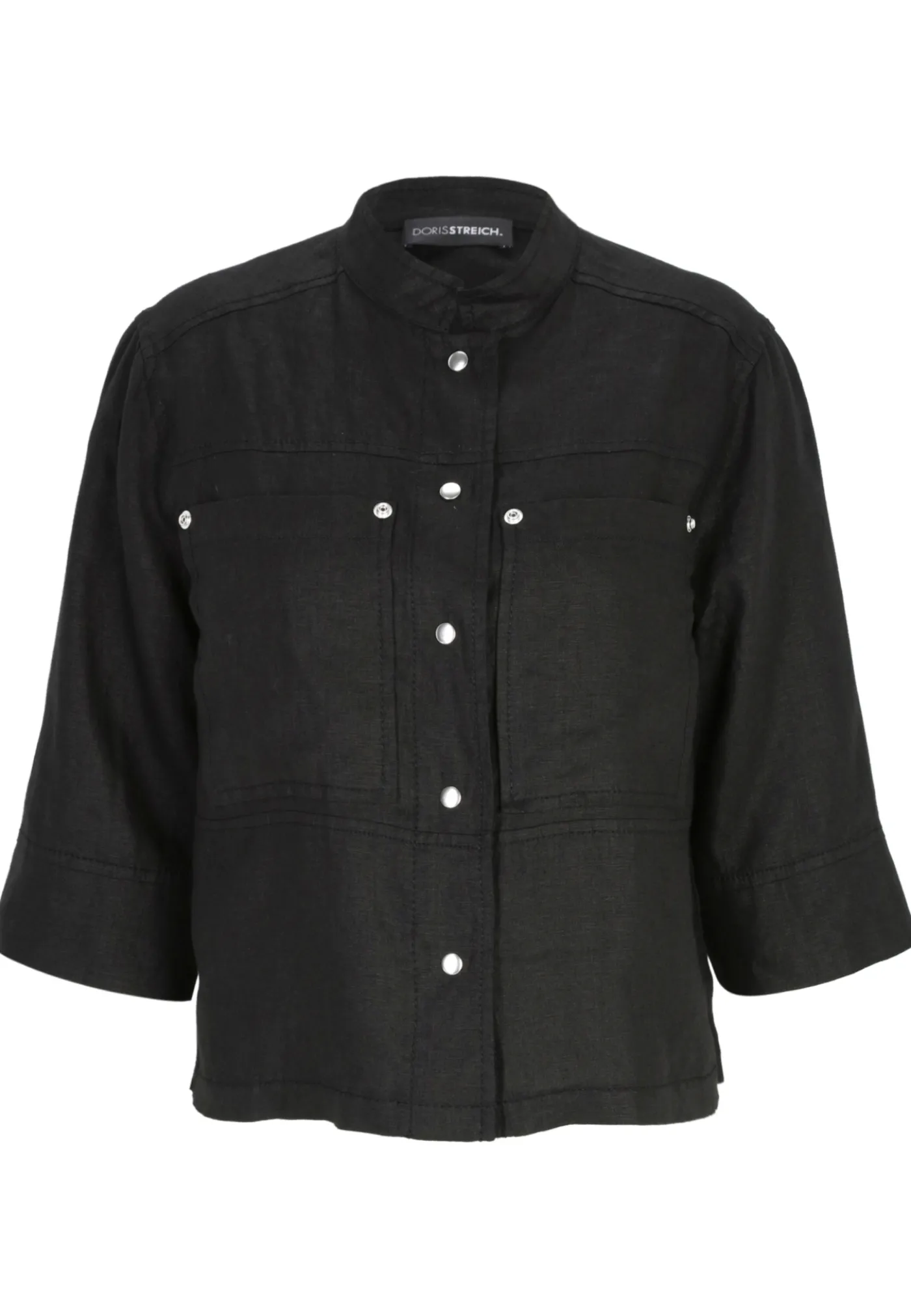 Bluse mit Stehkragen