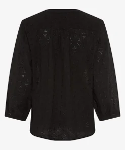 Bluse mit Stickerei