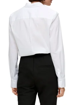 Bluse mit Ziernähten