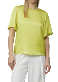Blusenshirt im Fabricmix und Relaxed Fit