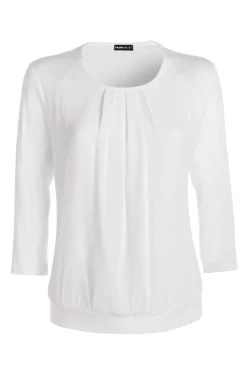 Blusenshirt NOS mit unterlegtem Vorderteil