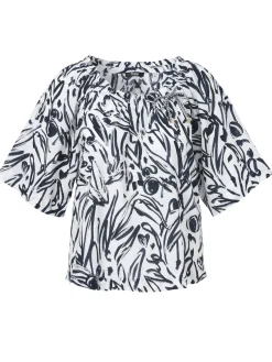 Bluse Rundhals