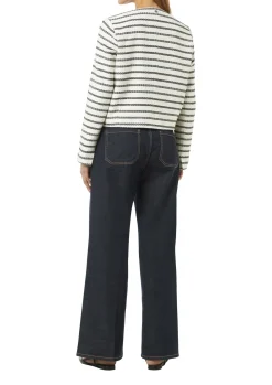 Bouclé-Jacke mit Knopfleiste