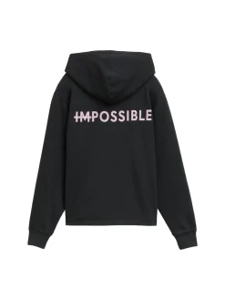 Boxy Fit Hoodie Sweatshirt mit Print