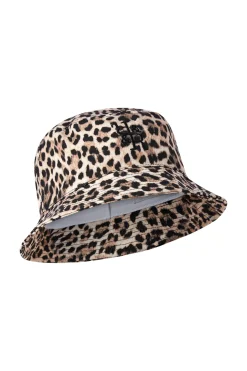 Bucket Hat mit Leo-Print