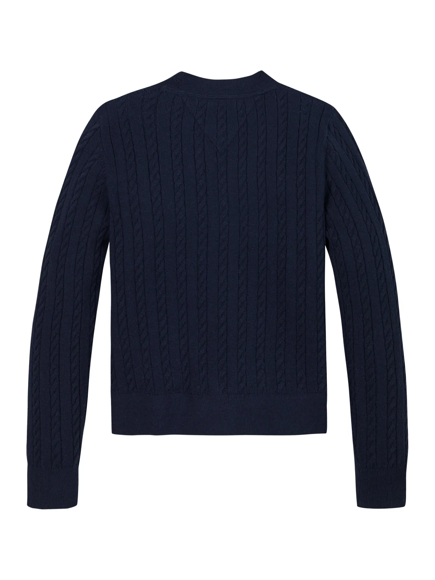 Cardigan mit Mini-Zopfmuster