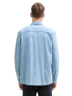 Comfort Fit Jeanshemd mit Brusttasche