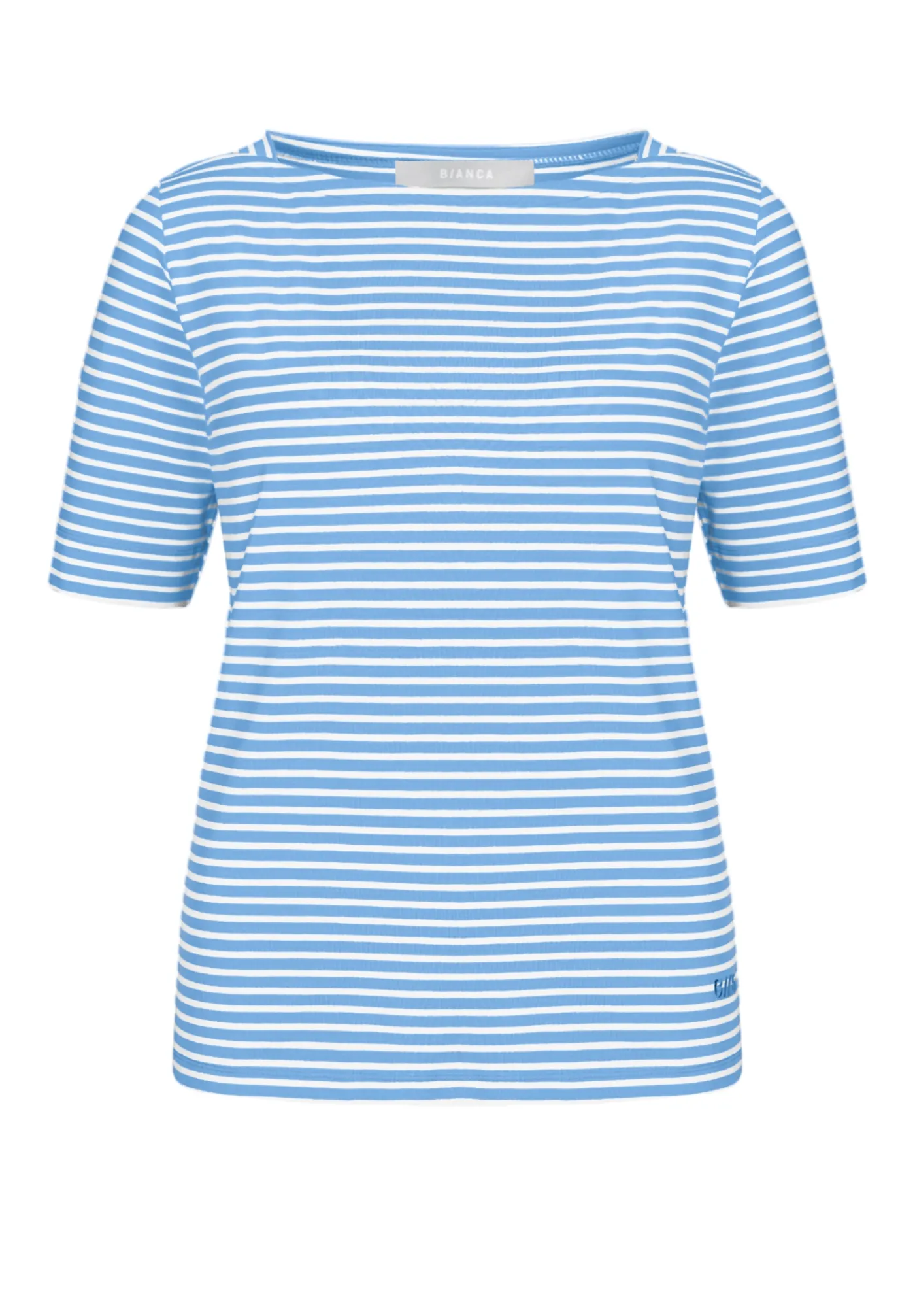 Cooles Kurzarmshirt mit U-Boot Ausschnitt