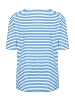 Cooles Kurzarmshirt mit U-Boot Ausschnitt
