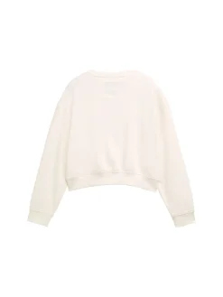 Cropped Sweatshirt mit Print