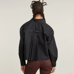 Cropped Jeans Overshirt