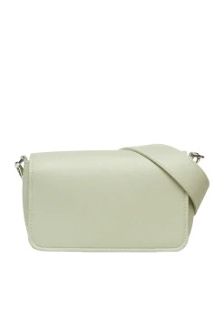 Crossbody-Bag aus Lederimitat mit Logo-Schultergurt
