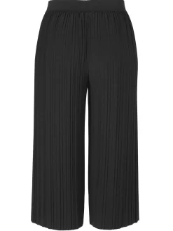 Culotte 7/8 weites Bein Plissee