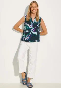 Damen Gemusterte Bluse