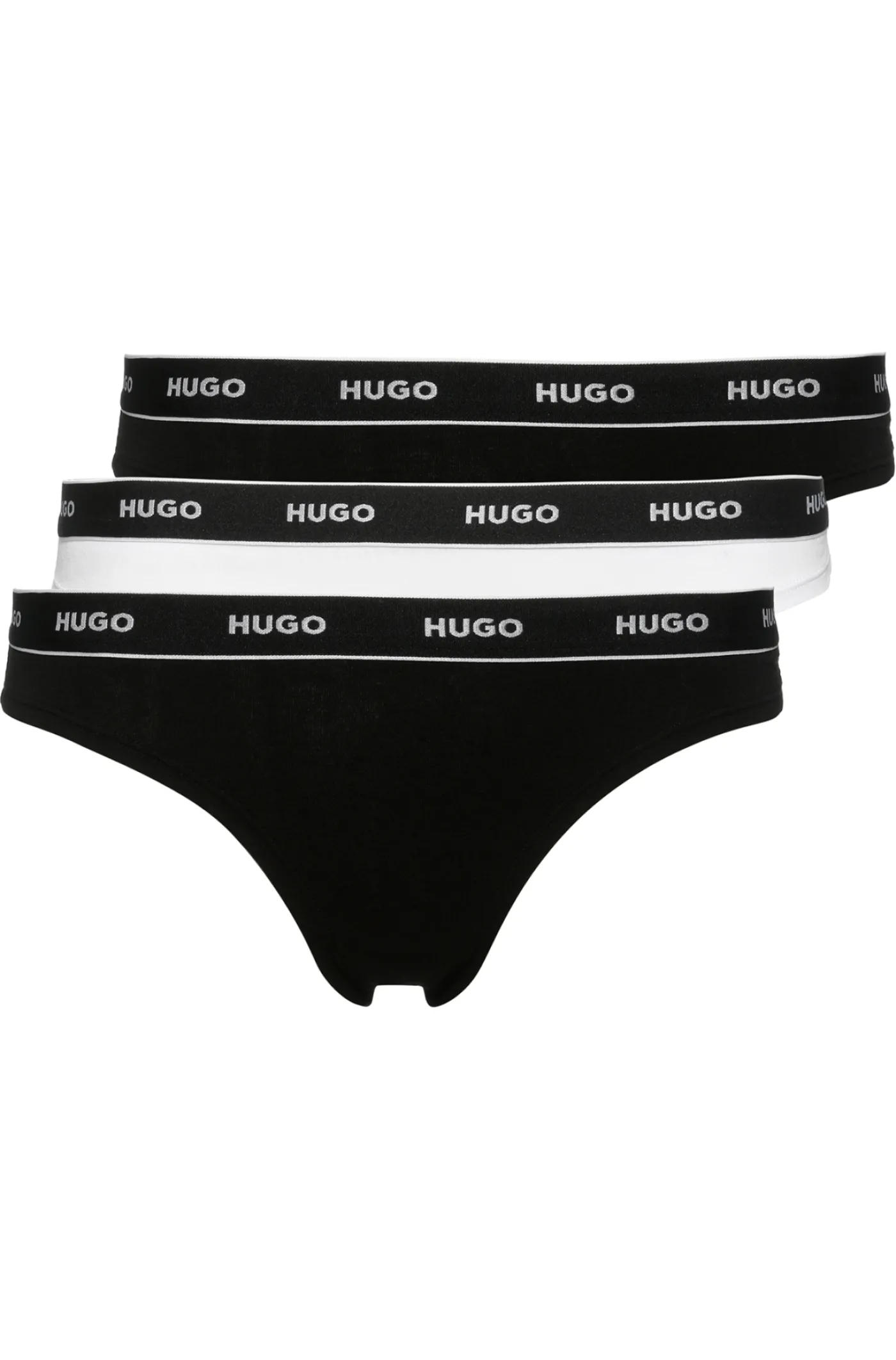 DREIER-PACK TANGAS AUS STRETCH-BAUMWOLLE MIT LOGO AM BUND TRIPLET THONG STRIPE