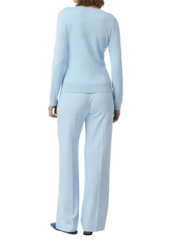 Elastischer Feinstrick-Pullover