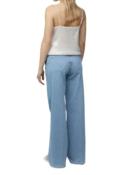 Elastische Wide-Leg-Jeans im Loose Fit