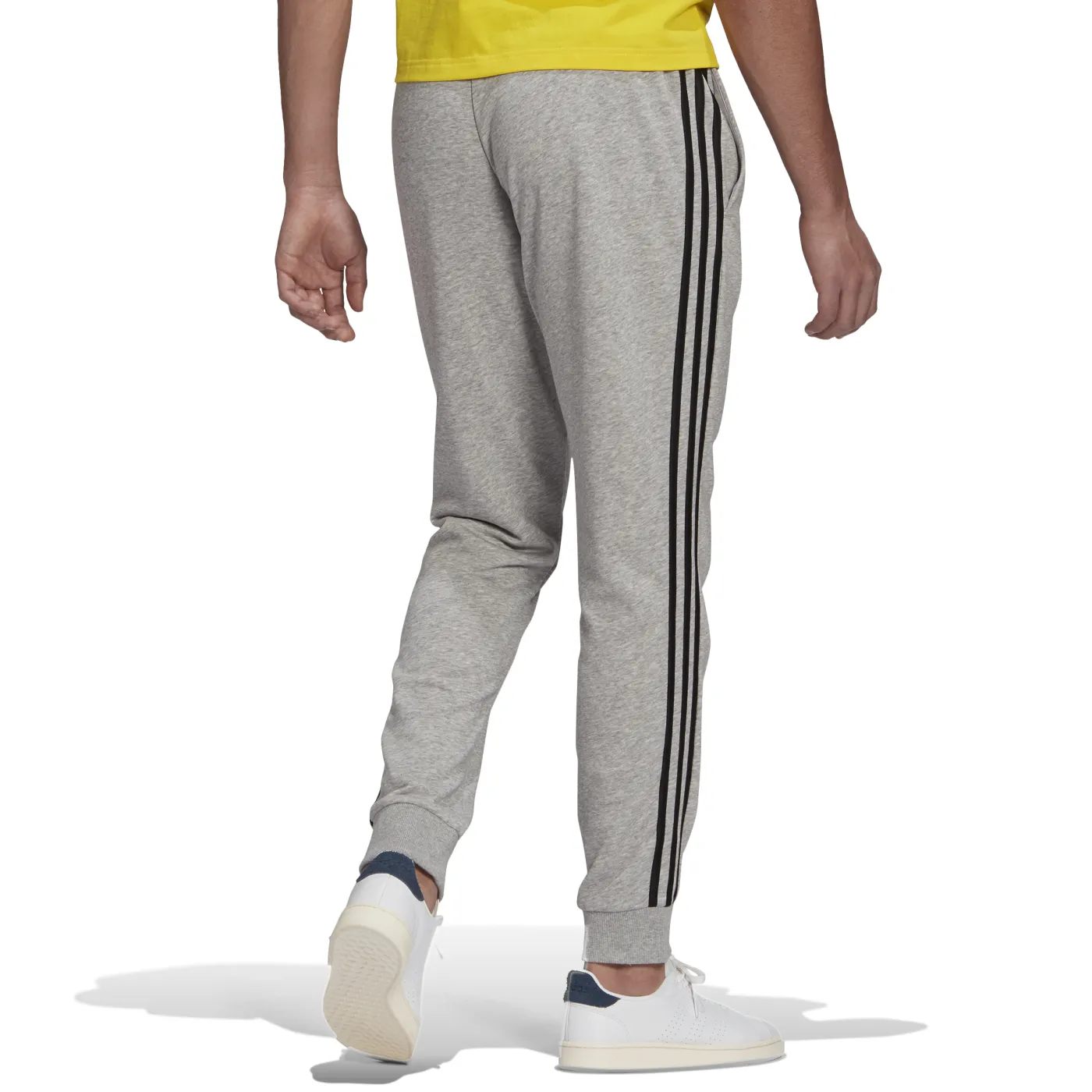 Essentials French Terry Tapered Cuff 3-Streifen Hose