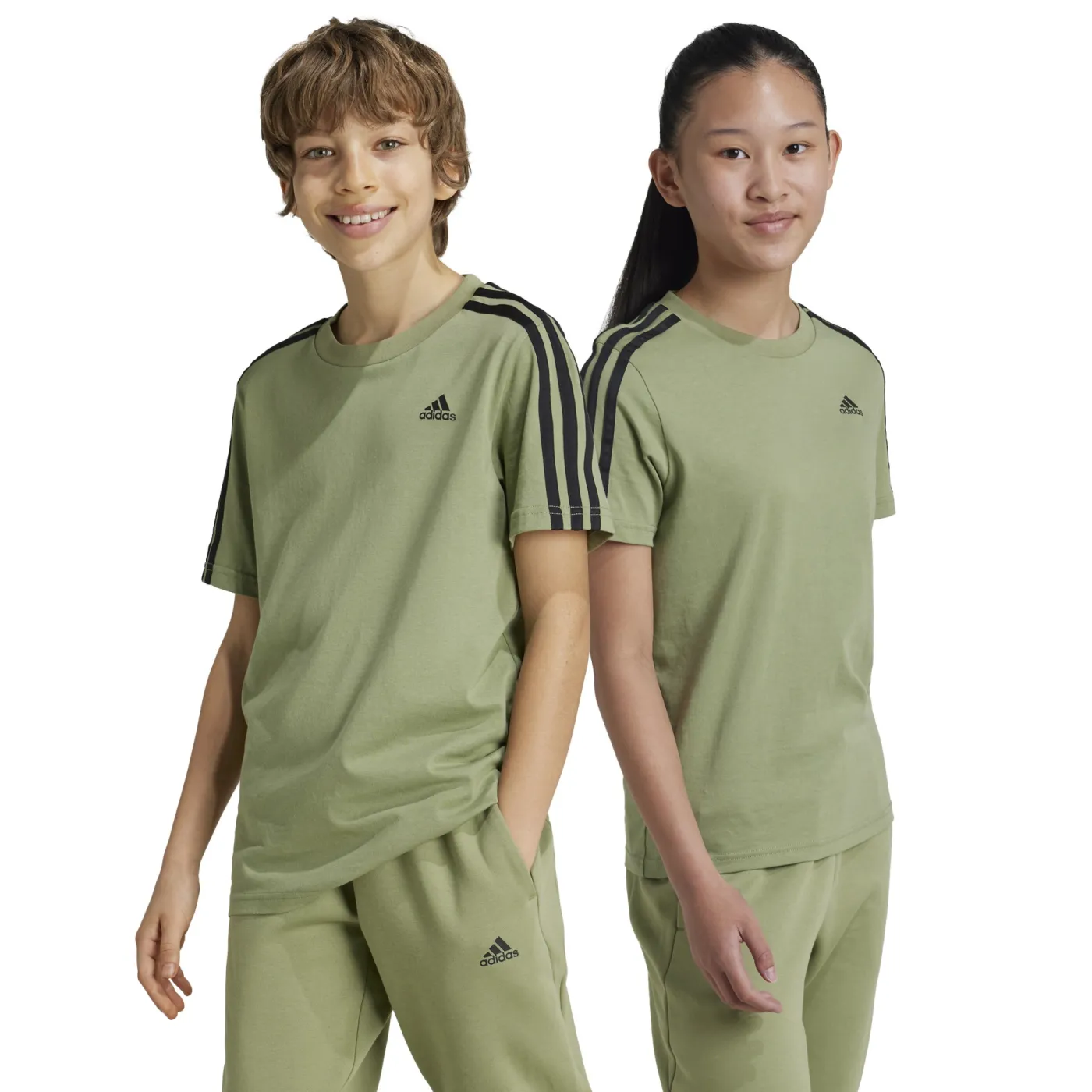 Essentials 3-Streifen Cotton T-Shirt