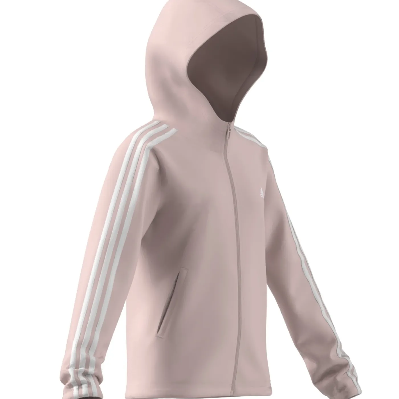 Essentials 3-Streifen Full-Zip Kapuzenjacke