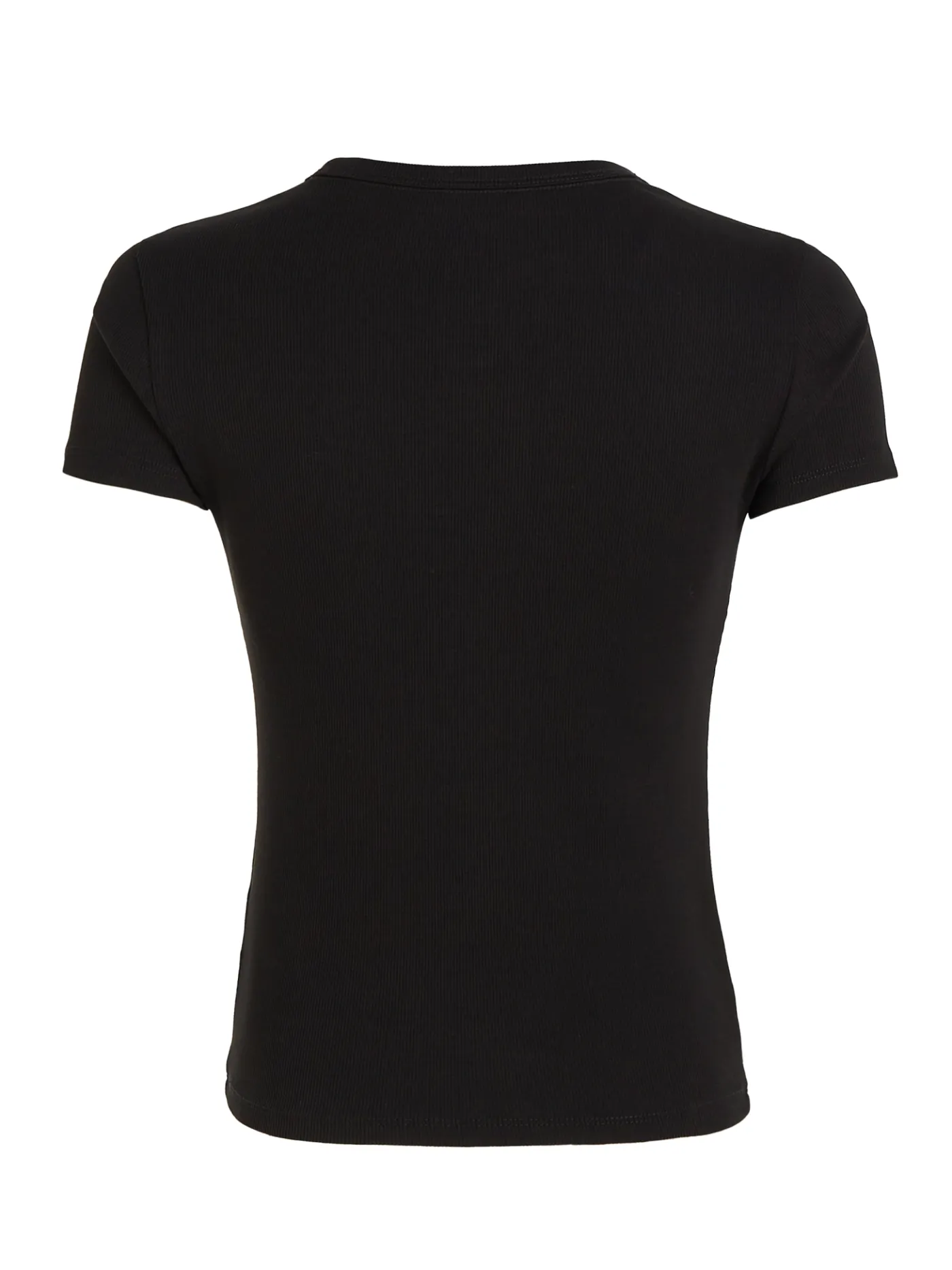 Essential Slim Fit Rippstrick T-Shirt