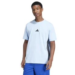 Essentials 3-Streifen Single Jersey T-Shirt