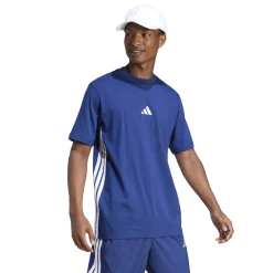 Essentials 3-Streifen Single Jersey T-Shirt